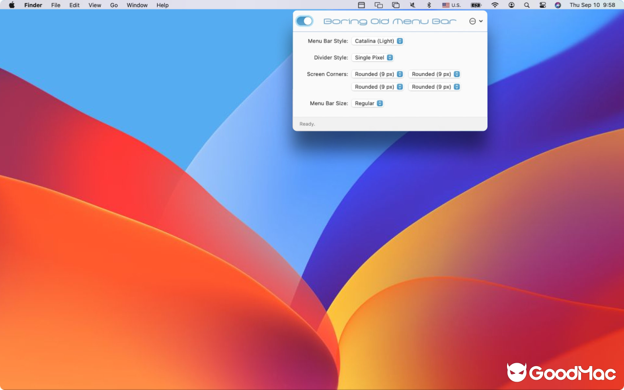 Boring Old Menu Bar v1.28 截图