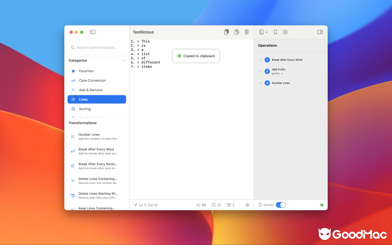 Textilicious v1.2.2 截图