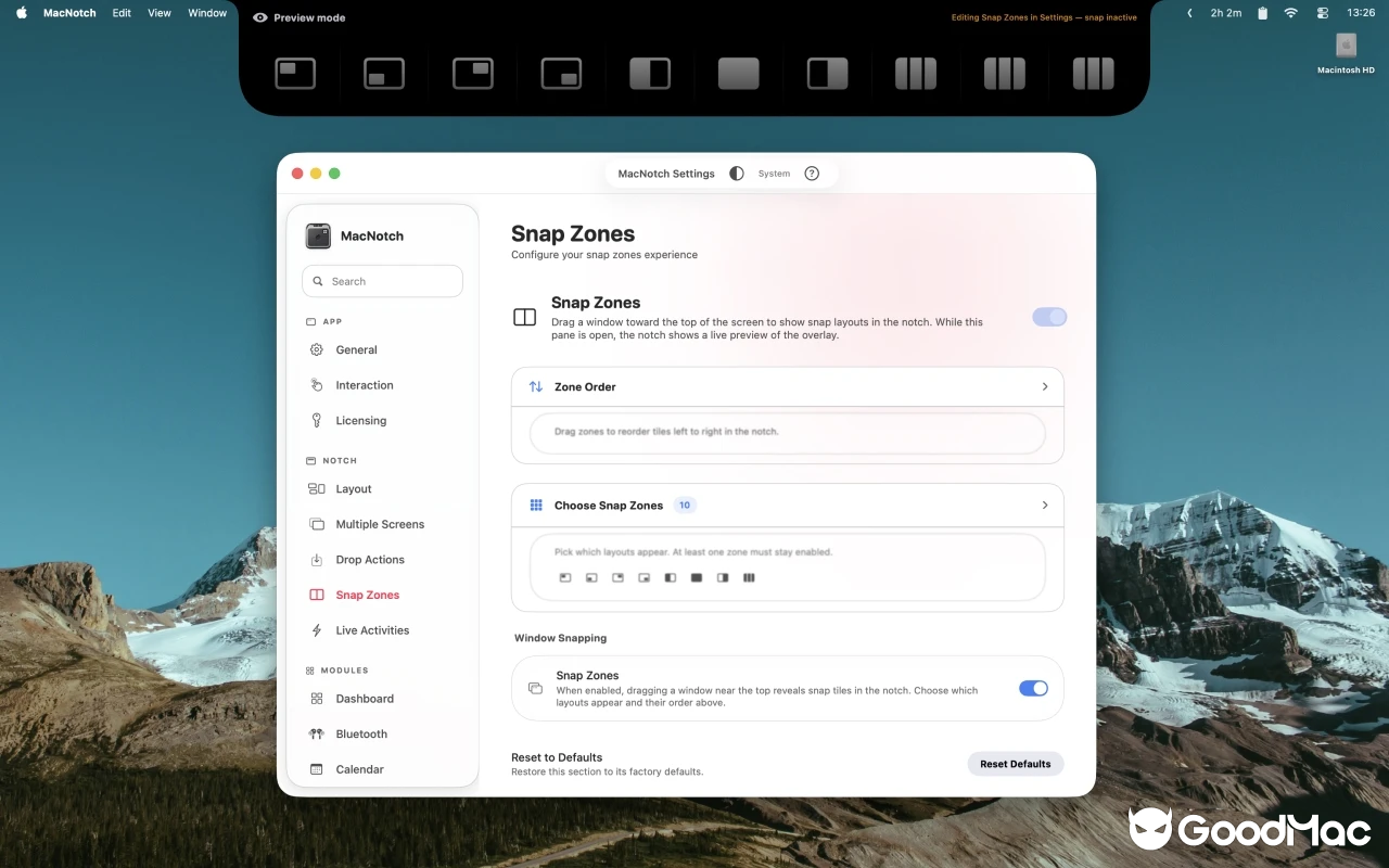 MacNotch v1.8.7 截图