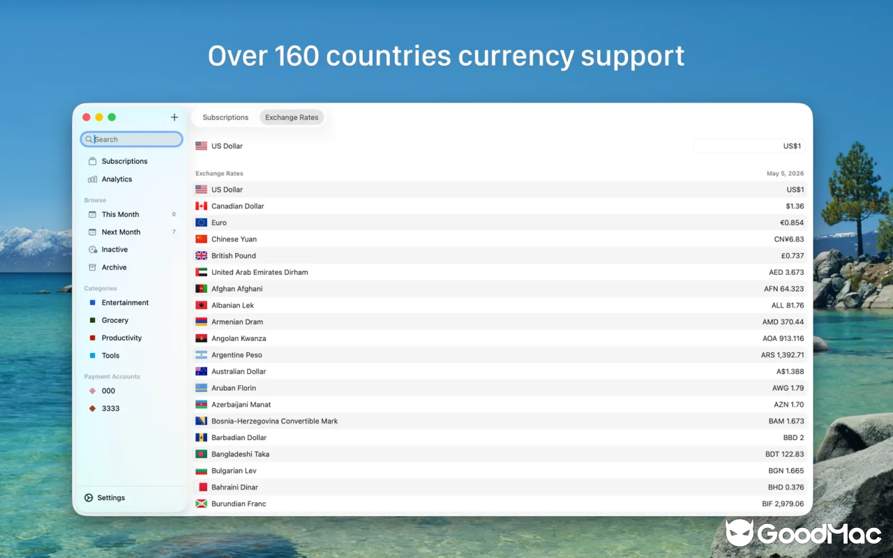 Subscriptions - 订阅通 v2.991 截图