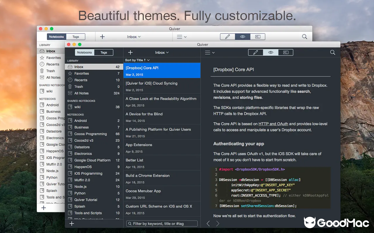 Quiver - take better notes v3.3 MAS 截图