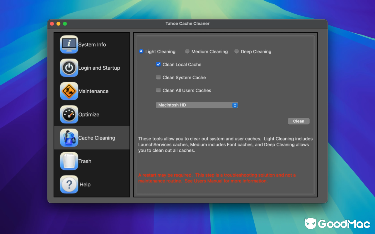 Tahoe Cache Cleaner v26.3.0.0.0 截图