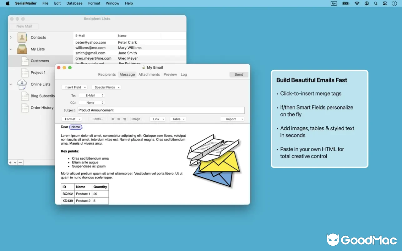 SerialMailer v8.5.2 截图