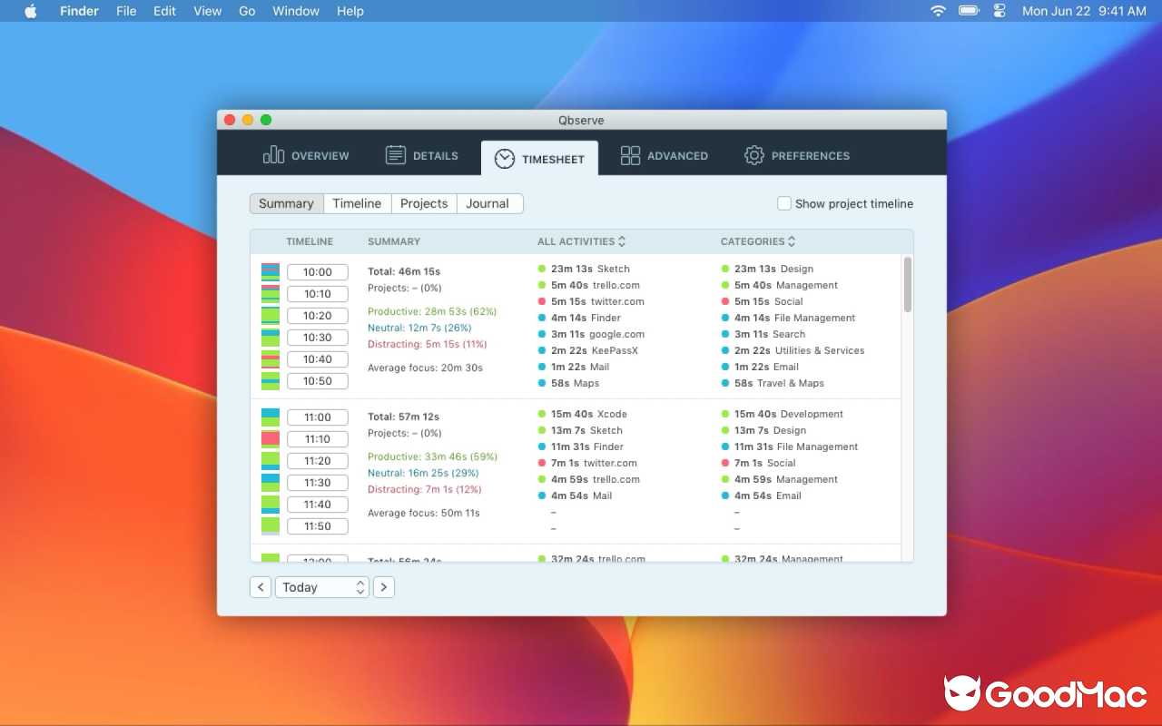 Qbserve v1.91 截图