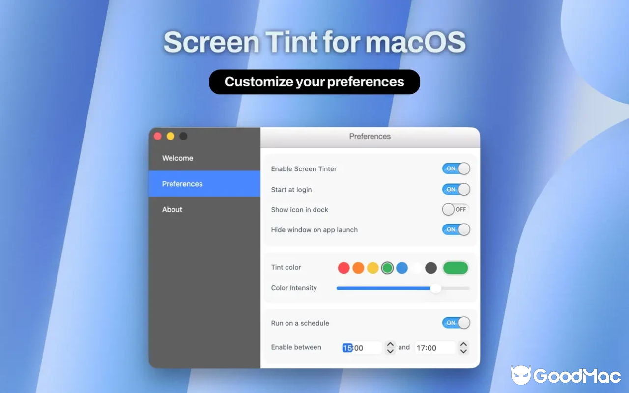 Screen Tint v1.0.7 MAS 截图