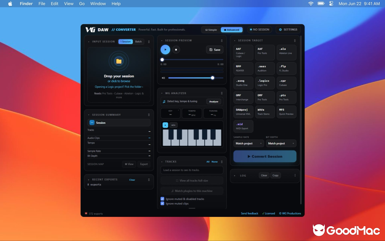 WG DAW Converter v3.2.19 截图
