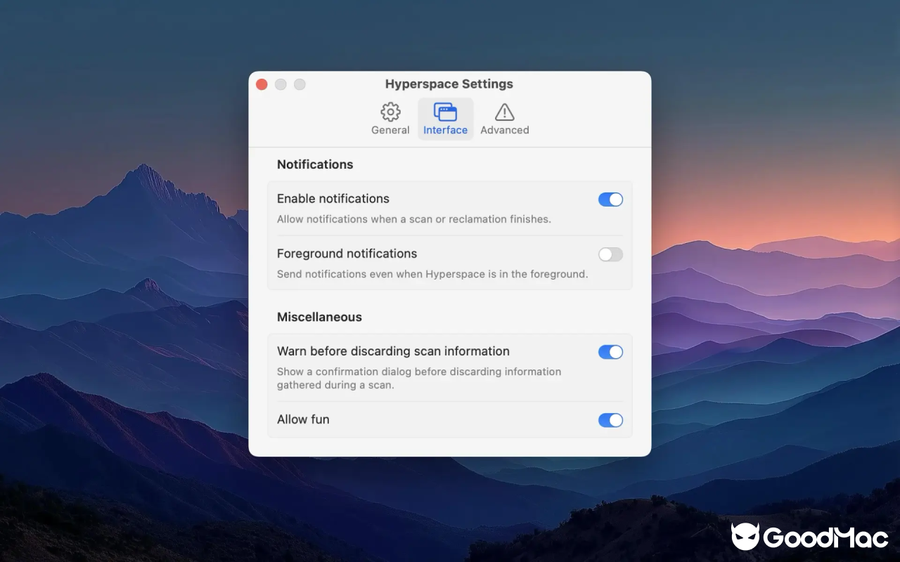 Hyperspace 1.8.2 截图