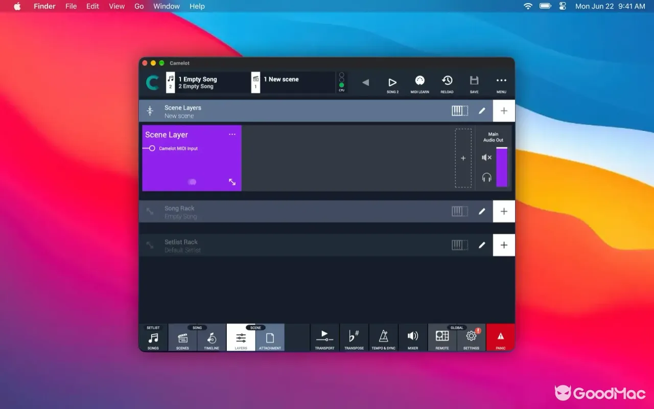 Audio Modeling Camelot 2.5.4 截图
