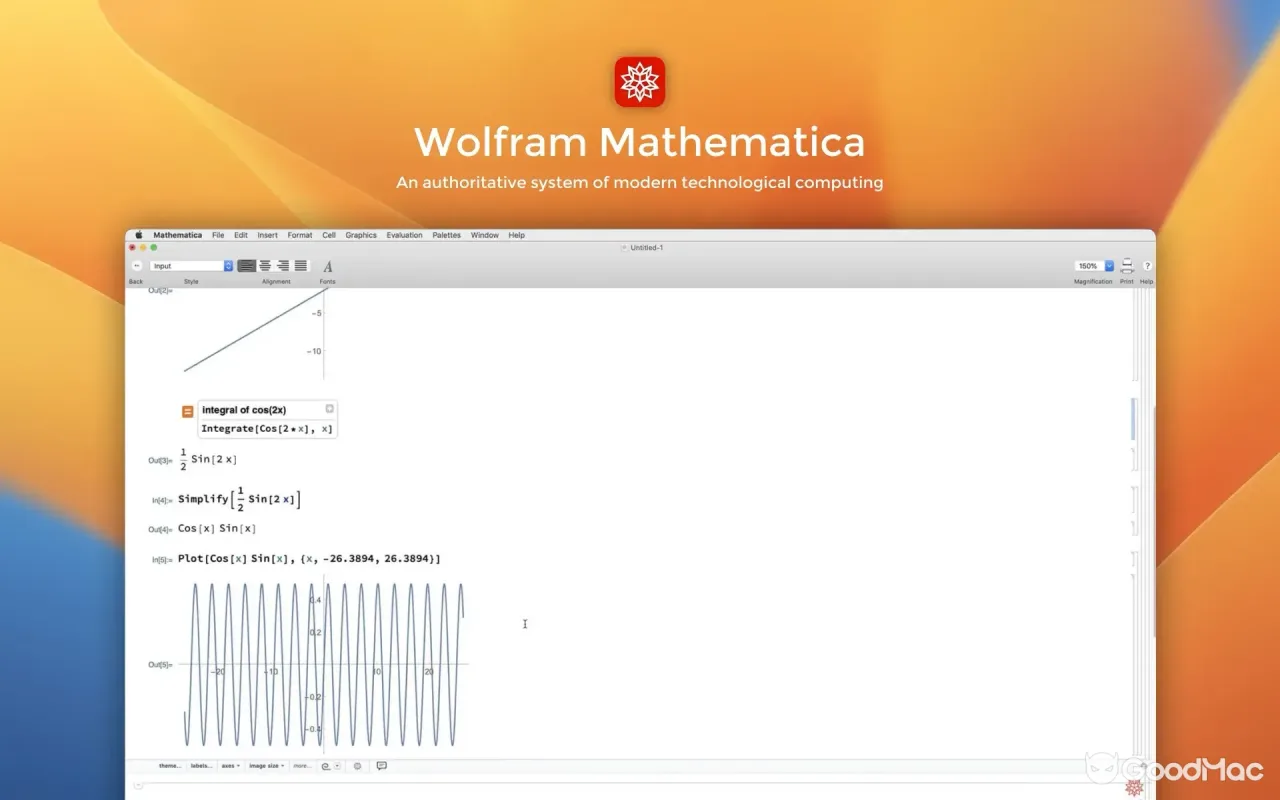 Wolfram Mathematica 15.0 截图