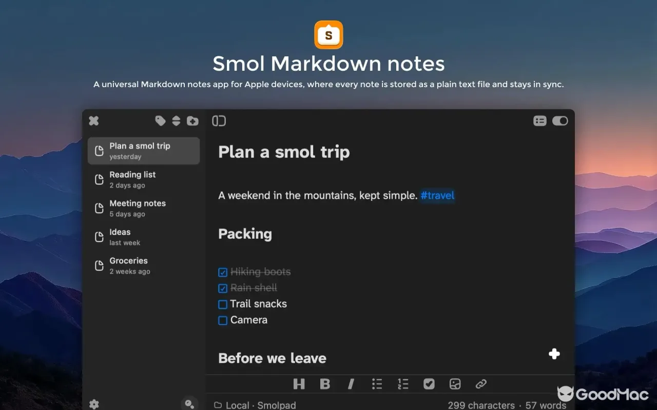 Smolpad 1.3.8 截图