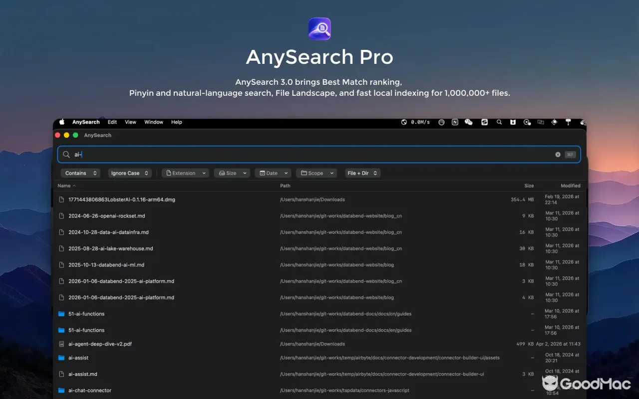 AnySearch Pro 3.1.0 截图