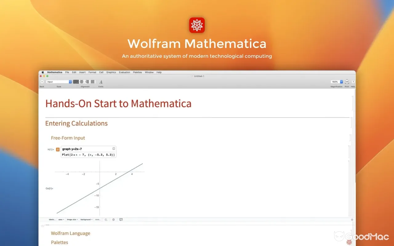Wolfram Mathematica 15.0 截图