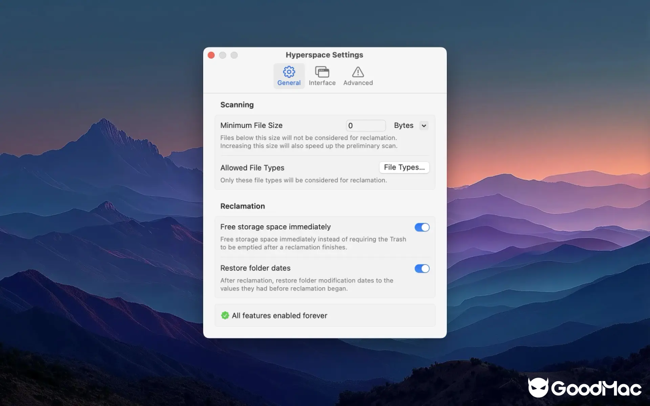 Hyperspace 1.8.2 截图