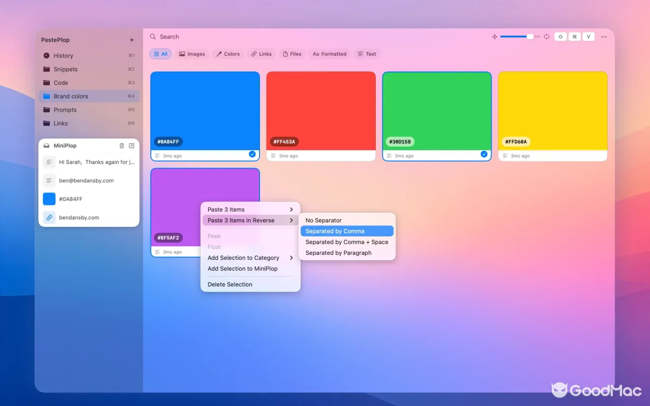 PastePlop 1.9.1 截图