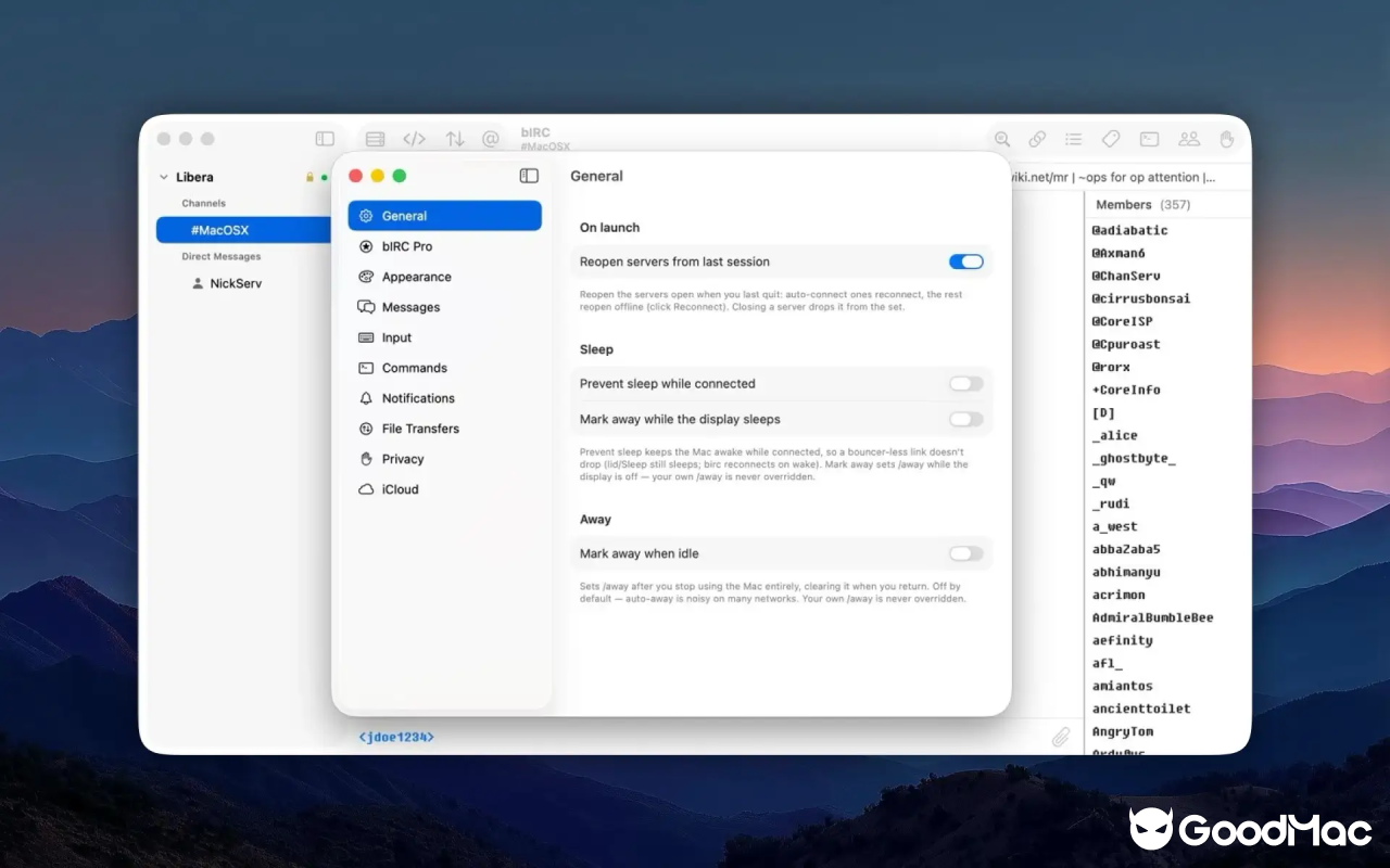 bIRC v1.2.6 截图