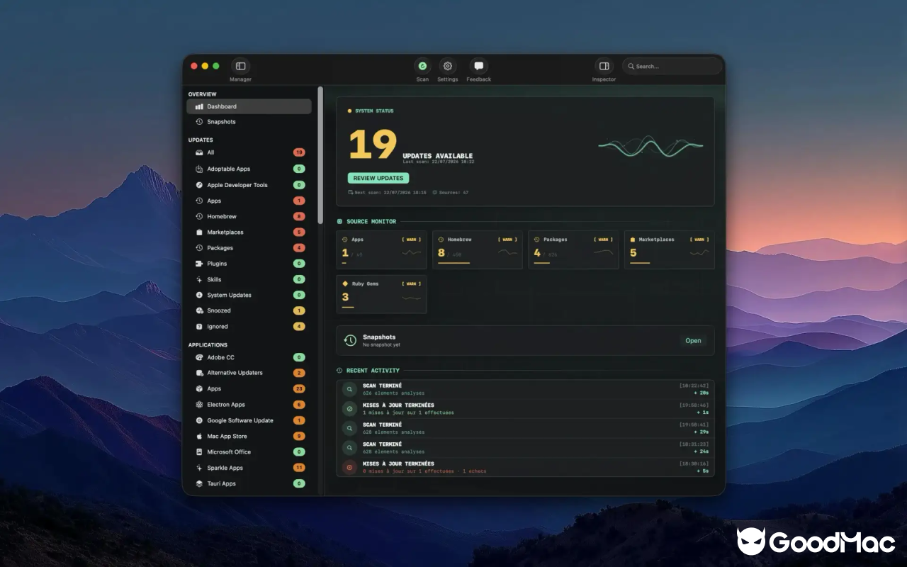 Version Tracker v1.2.3 截图