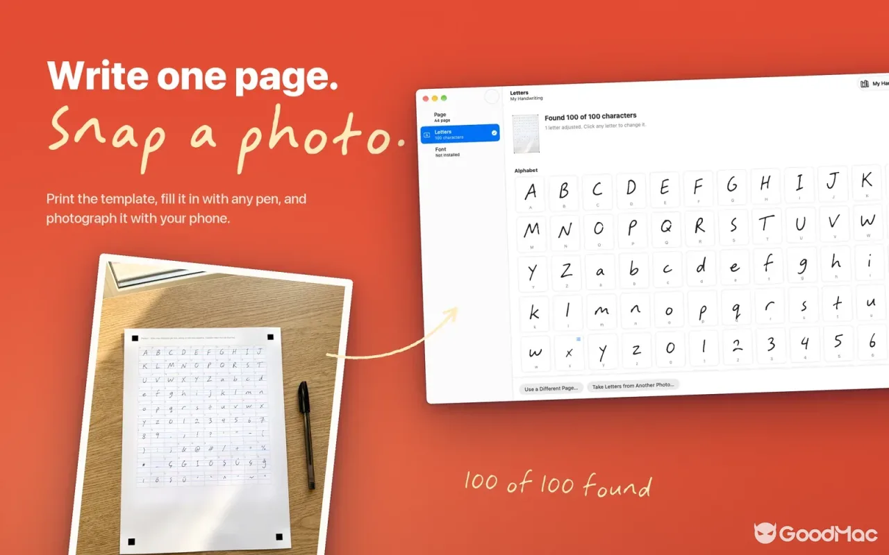 Penfont 1.0.9 截图