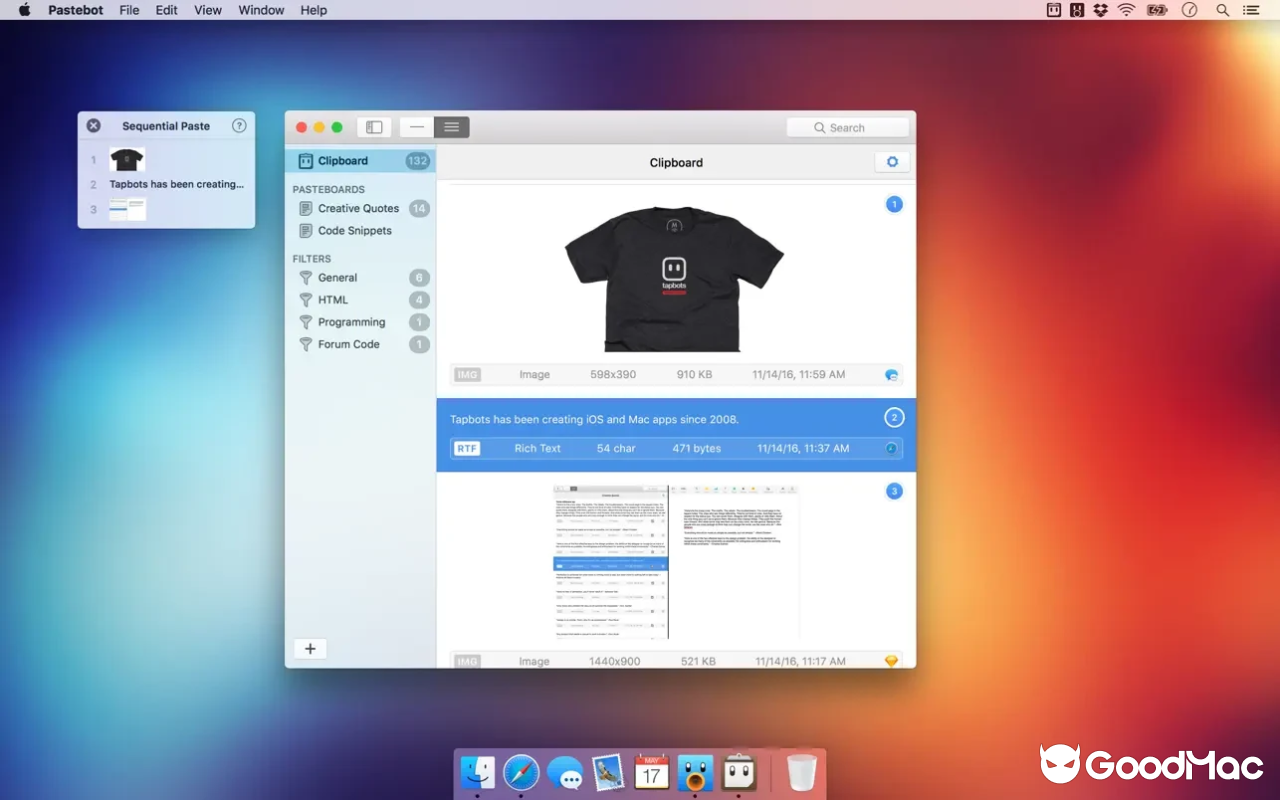 Pastebot v2.4.8 截图