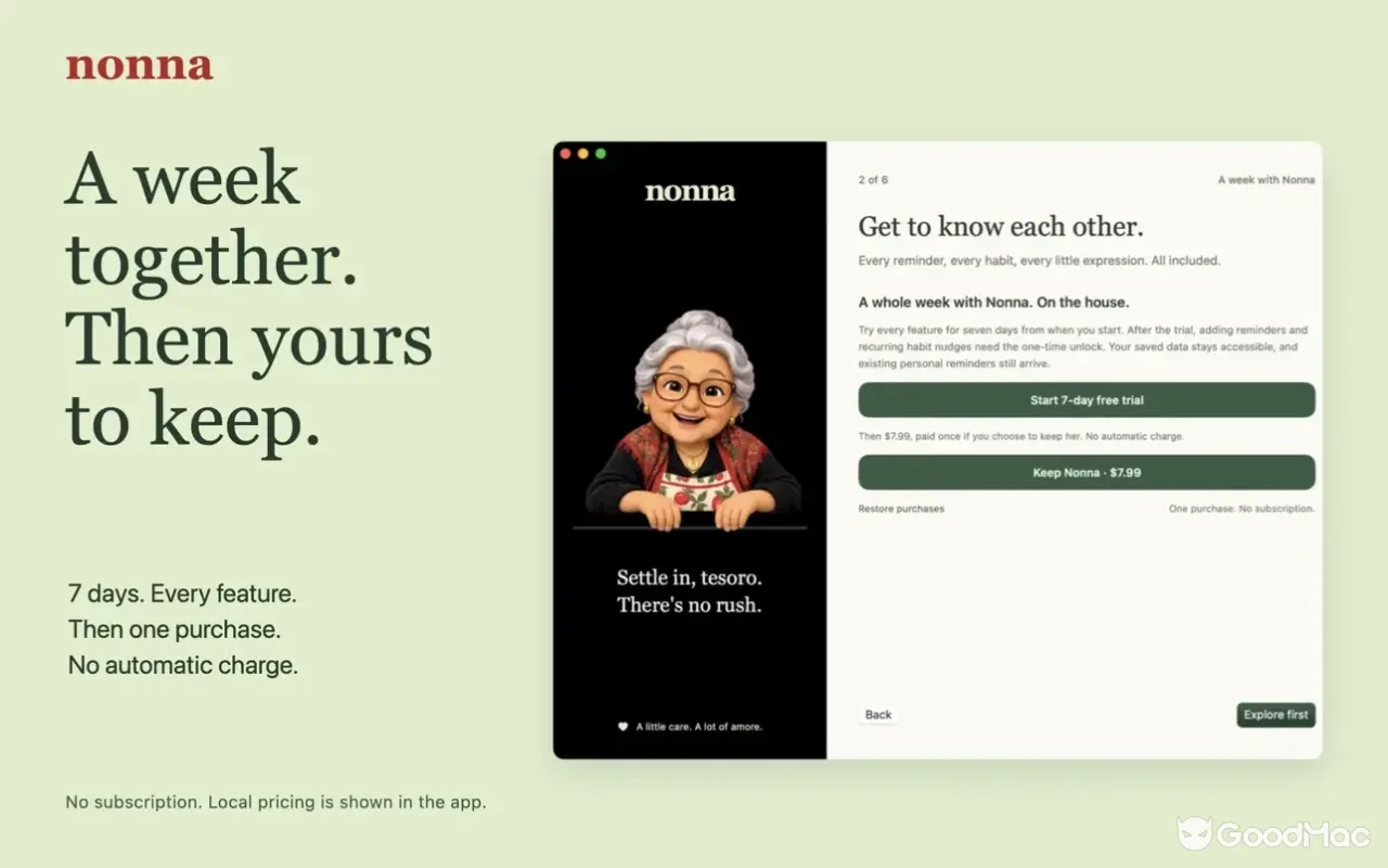 Nonna: Reminders & Habits 1.1.0 截图
