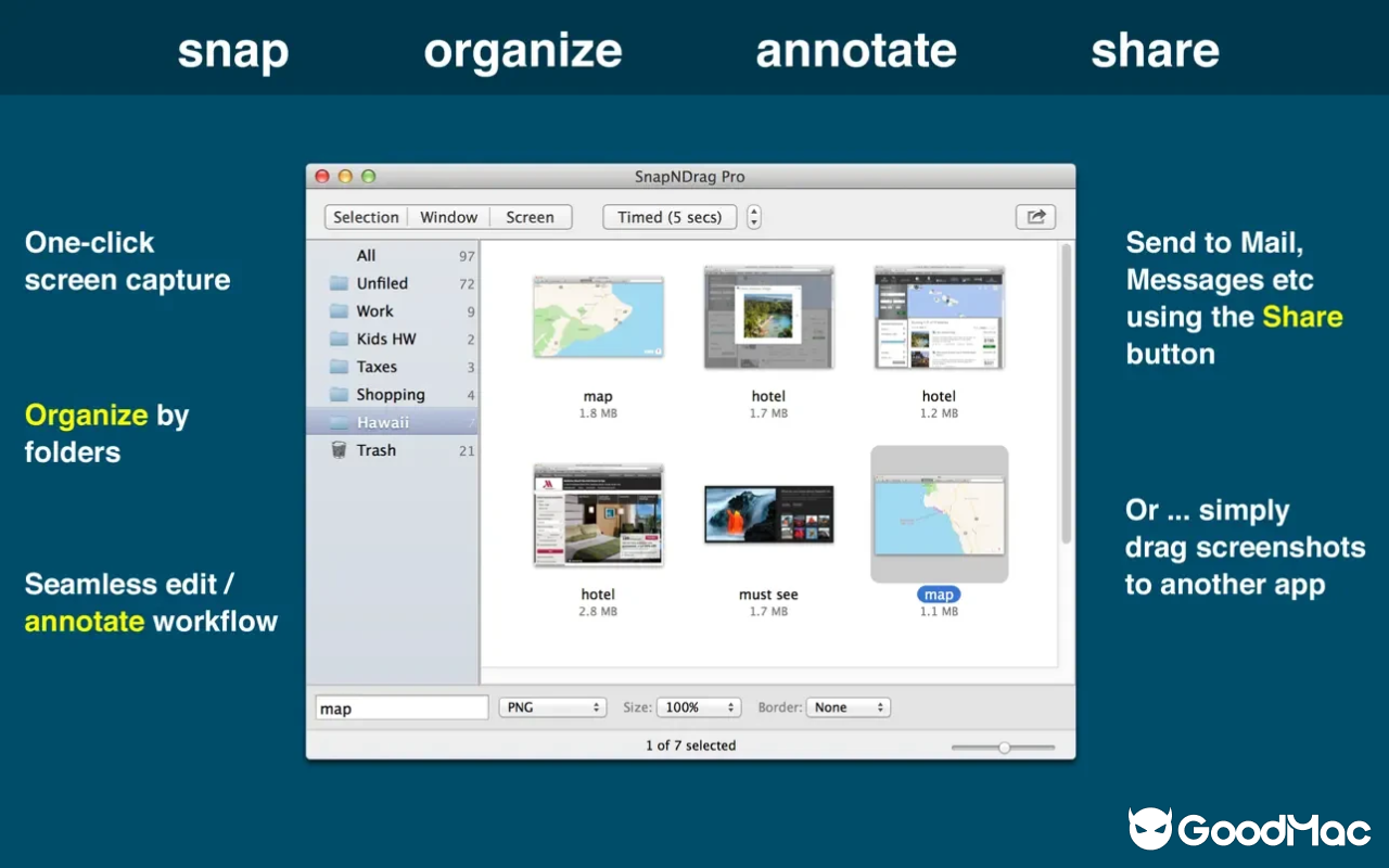 SnapNDrag Pro Screenshot v4.5.4 MAS 截图