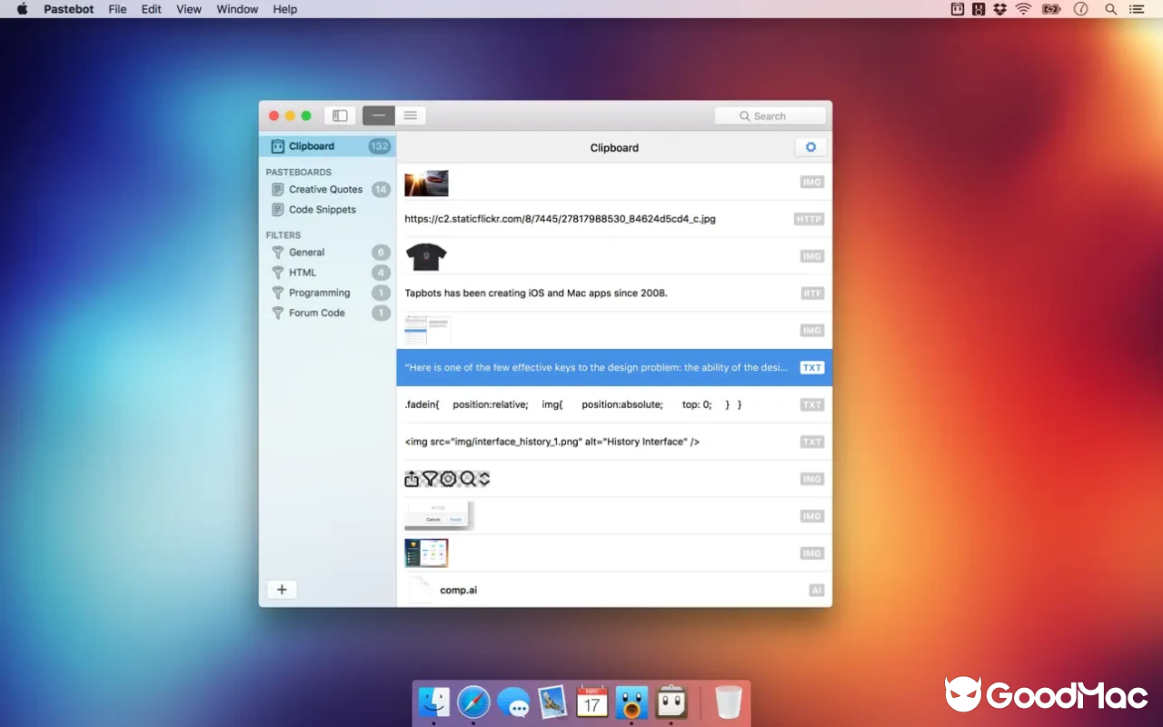 Pastebot v2.4.8 截图