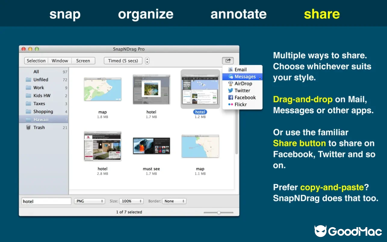 SnapNDrag Pro Screenshot v4.5.4 MAS 截图