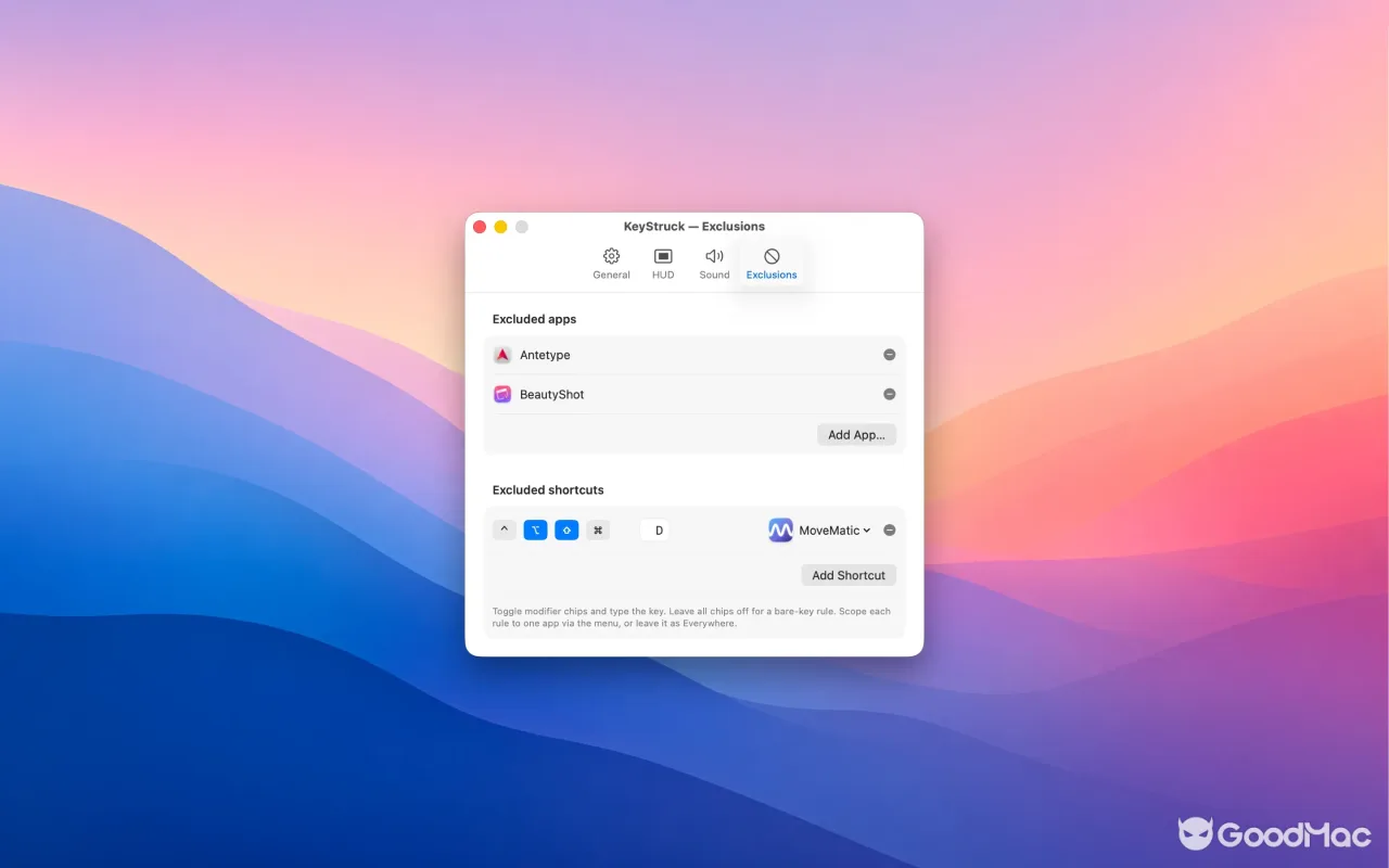 KeyStruck 1.3.1 截图