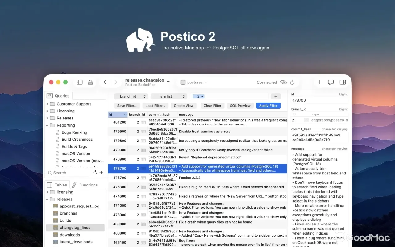 Postico 2.3.4 截图