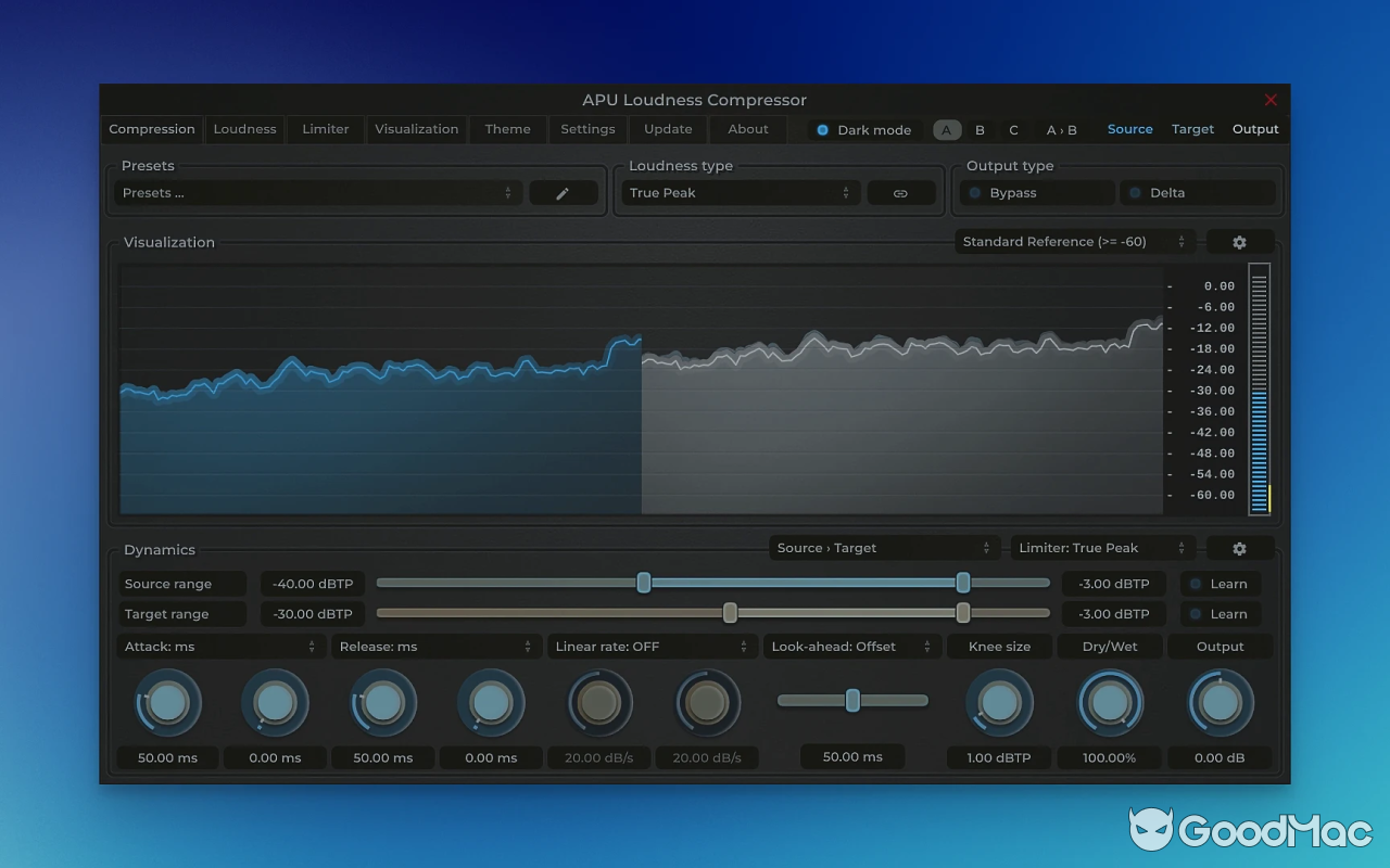 APU Software Loudness Compressor v4.3.6