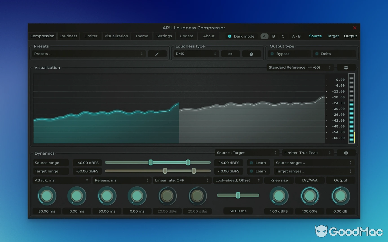 APU Software Loudness Compressor v4.3.6