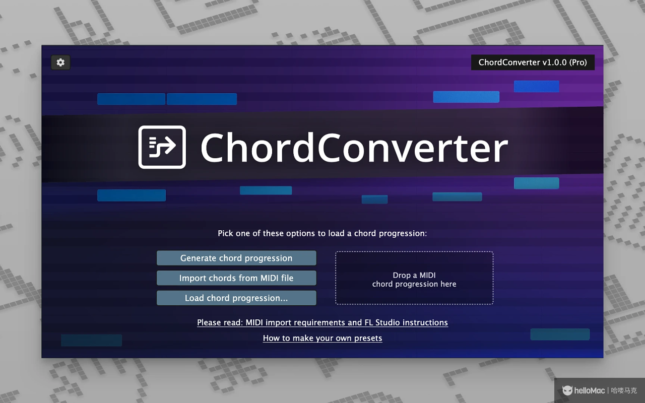 FeelYourSound ChordConverter v1.0.0