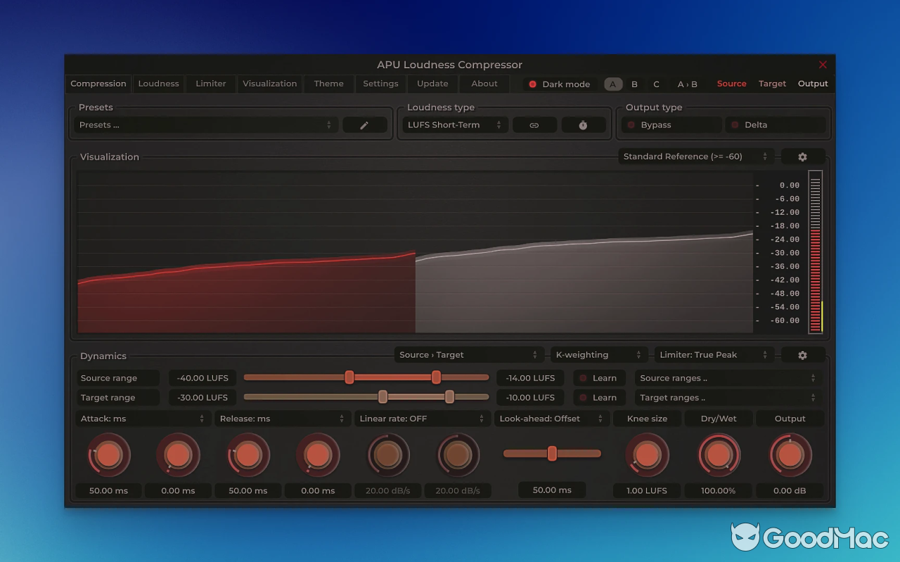 APU Software Loudness Compressor v4.3.6