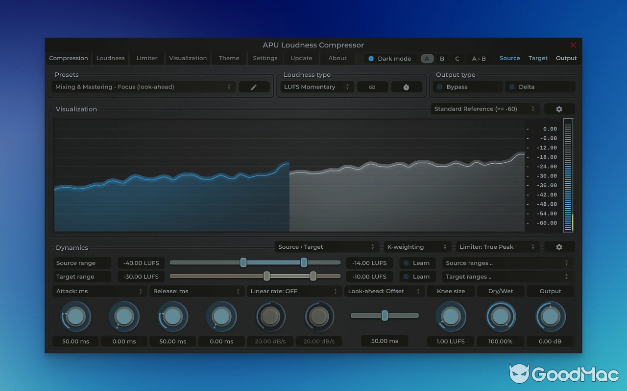 APU Software Loudness Compressor v4.3.6