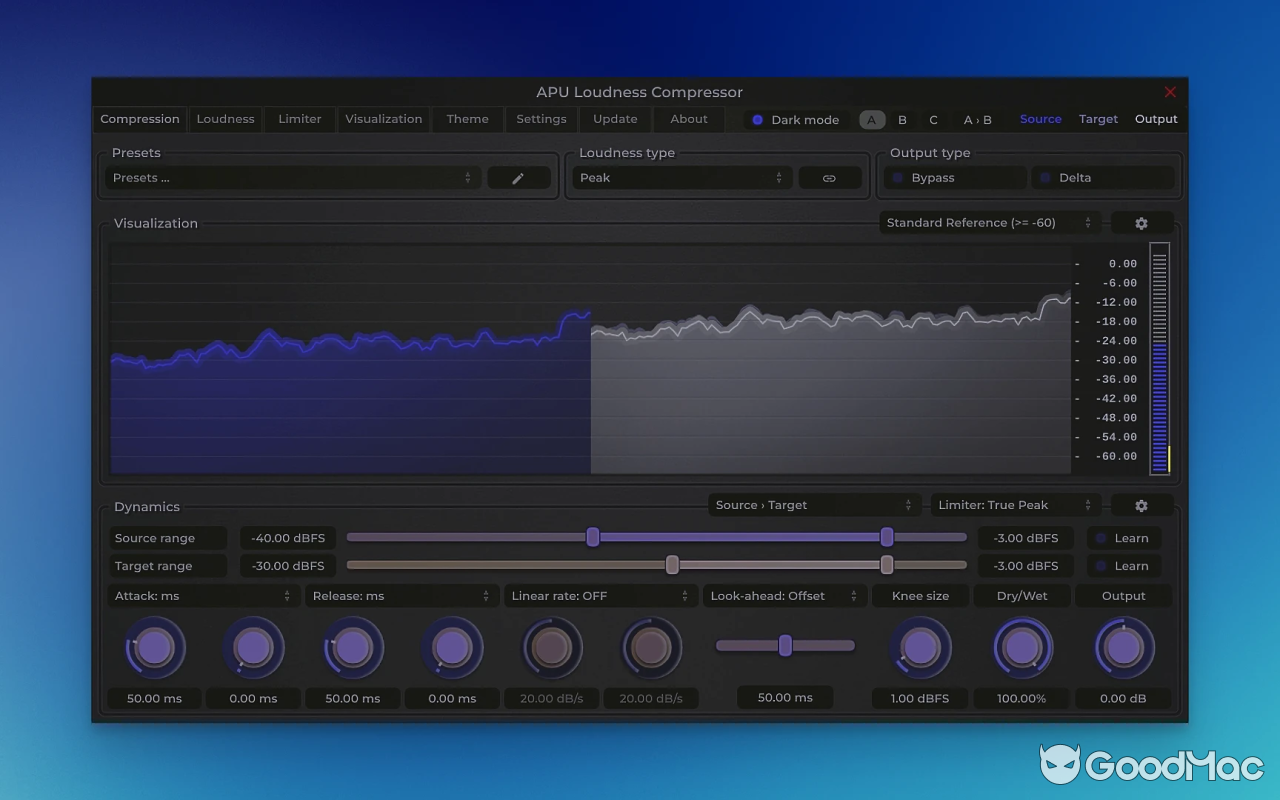 APU Software Loudness Compressor v4.3.6