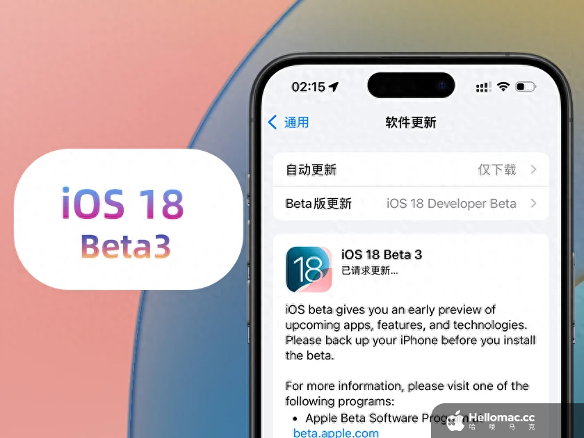 苹果发布iOS 18.3 Beta 3：聚焦性能优化与问题修复，未引入新功能