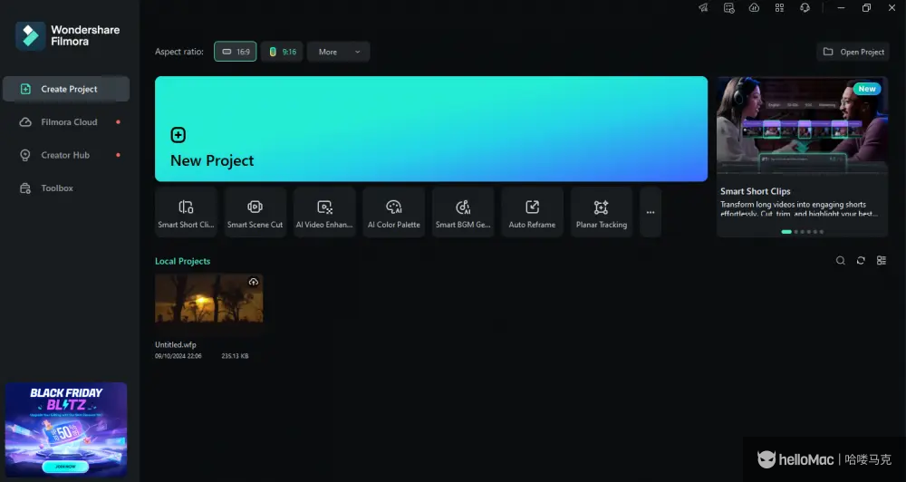 Wondershare Filmora：顶级 AI 修复老式和损坏视频的工具