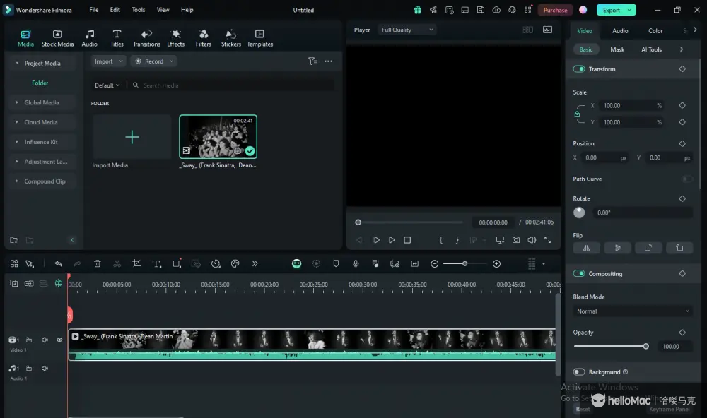 Wondershare Filmora：顶级 AI 修复老式和损坏视频的工具